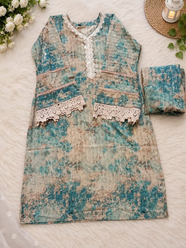 China Fabric Ocean Mist 2PC