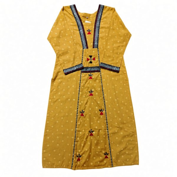 Yellow Colour 1PC Kurti