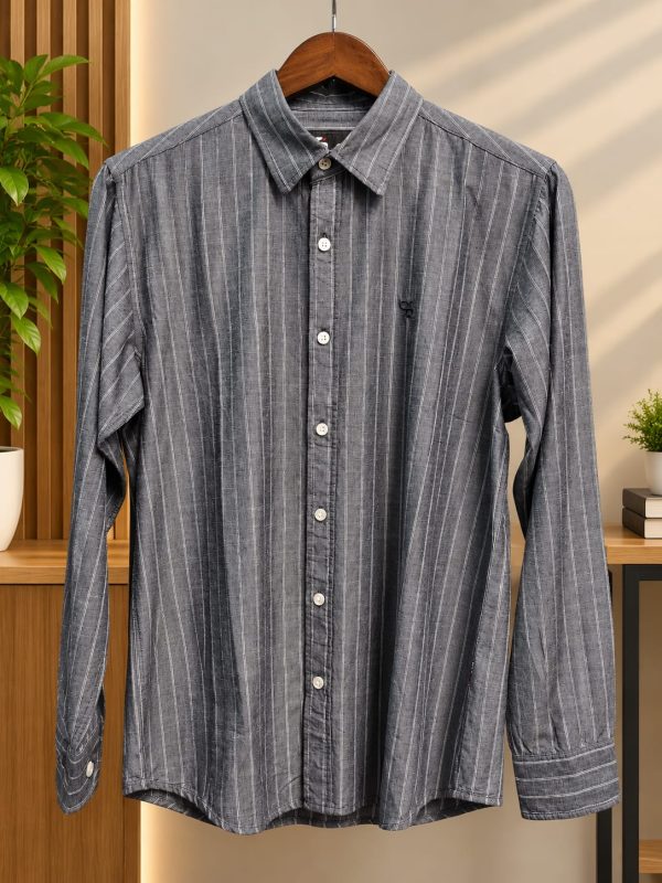 SHY LOOKS Formal Full Salave Shirt Black (Premium Quality)